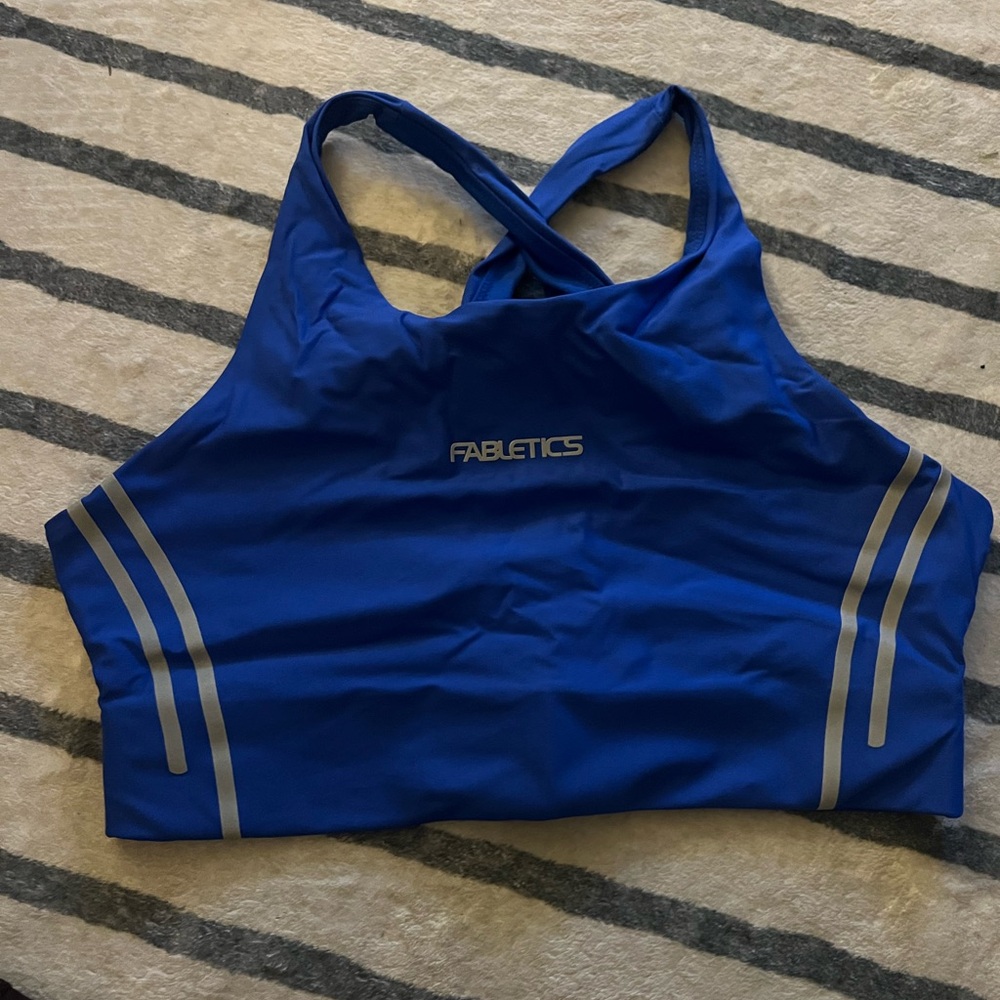 Fabletics Women's Vibrant Blue Sports Bra